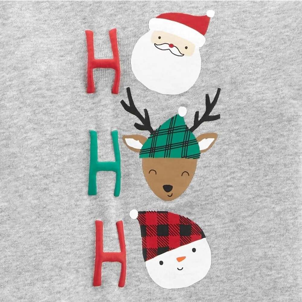 Carter's Baby 12M 2pc Santa Ho Ho Ho Christmas Pajama Set
